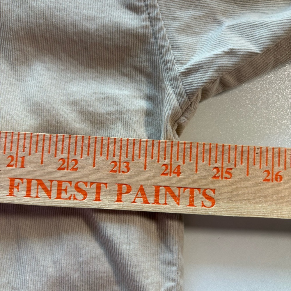 NWT Madewell Beige High-Low Corduroy Shirt in women’s size medium‎ - Picture 9 of 9